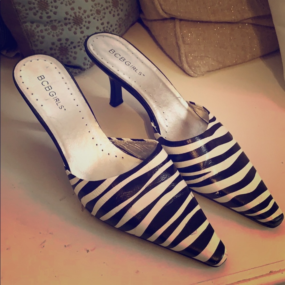 BCBG Zebra Kitten Heels (Brand: BCBGirls)
